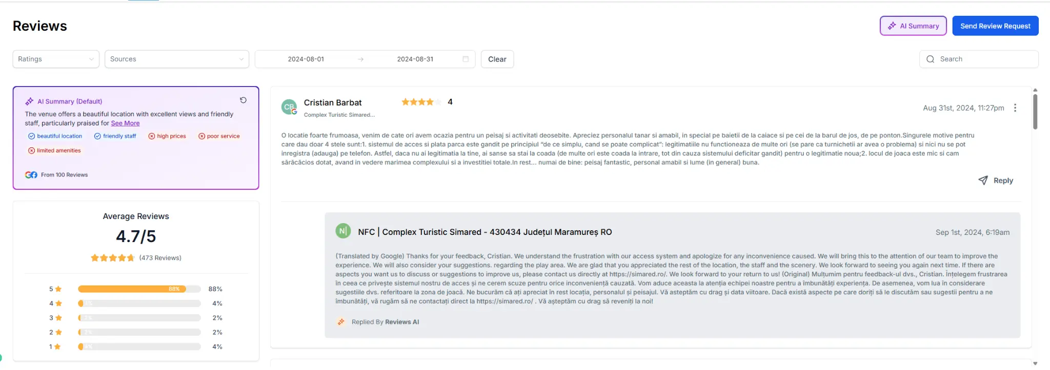 August 2024 - 473 Reviews