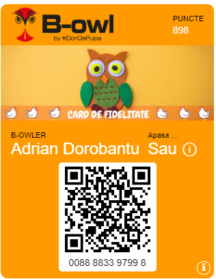 B-owl Mobile Wallet Loyalty Card